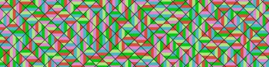 Color Rhombus tile tessellation pattern illustration