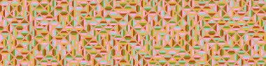 Color Rhombus tile tessellation pattern illustration