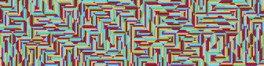 Color Rhombus tile tessellation pattern illustration