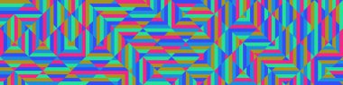 Color Rhombus tile tessellation pattern illustration