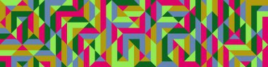 Color Rhombus tile tessellation pattern illustration