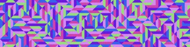 Color Rhombus tile tessellation pattern illustration