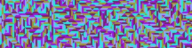 Color Rhombus tile tessellation pattern illustration