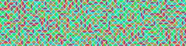 Color Rhombus tile tessellation pattern illustration