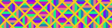 Color Rhombus tile tessellation pattern illustration