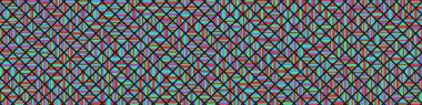 Color Rhombus tile tessellation pattern illustration