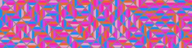 Color Rhombus tile tessellation pattern illustration