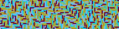 Color Rhombus tile tessellation pattern illustration