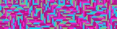 Color Rhombus tile tessellation pattern illustration