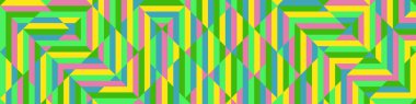 Color Rhombus tile tessellation pattern illustration