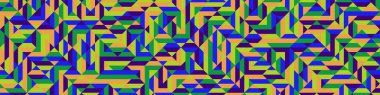 Color Rhombus tile tessellation pattern illustration