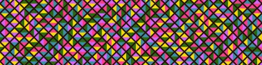 Color Rhombus tile tessellation pattern illustration