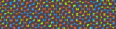 Color Rhombus tile tessellation pattern illustration