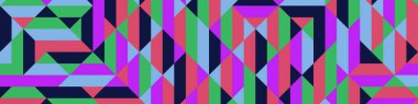 Color Rhombus tile tessellation pattern illustration