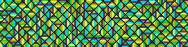 Color Rhombus tile tessellation pattern illustration