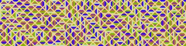 Color Rhombus tile tessellation pattern illustration