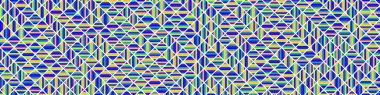 Color Rhombus tile tessellation pattern illustration