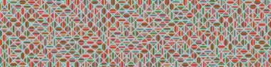 Color Rhombus tile tessellation pattern illustration