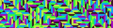 Color Rhombus tile tessellation pattern illustration