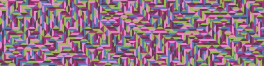 Color Rhombus tile tessellation pattern illustration