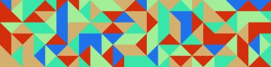 Color Rhombus tile tessellation pattern illustration