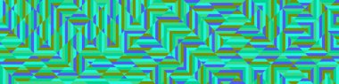 Color Rhombus tile tessellation pattern illustration