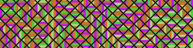 Color Rhombus tile tessellation pattern illustration