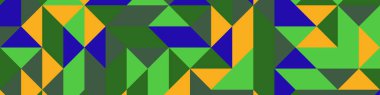 Color Rhombus tile tessellation pattern illustration