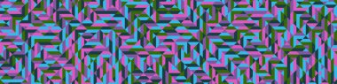 Color Rhombus tile tessellation pattern illustration