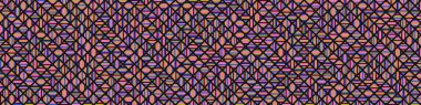 Color Rhombus tile tessellation pattern illustration