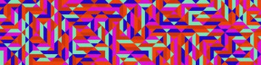 Color Rhombus tile tessellation pattern illustration