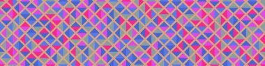 Color Rhombus tile tessellation pattern illustration