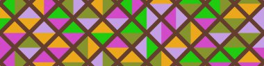 Color Rhombus tile tessellation pattern illustration