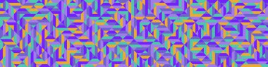 Color Rhombus tile tessellation pattern illustration