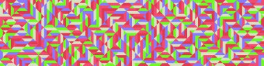 Color Rhombus tile tessellation pattern illustration