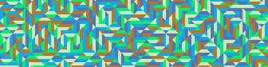 Color Rhombus tile tessellation pattern illustration