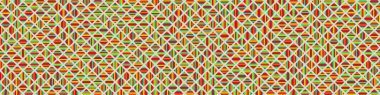 Color Rhombus tile tessellation pattern illustration