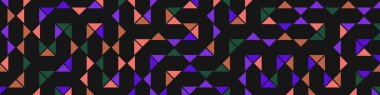 Color Rhombus tile tessellation pattern illustration