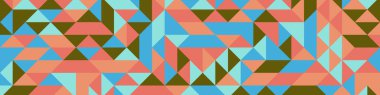 Color Rhombus tile tessellation pattern illustration