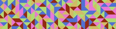 Color Rhombus tile tessellation pattern illustration