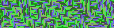 Color Rhombus tile tessellation pattern illustration