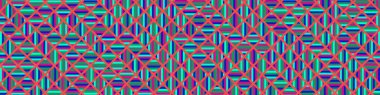 Color Rhombus tile tessellation pattern illustration