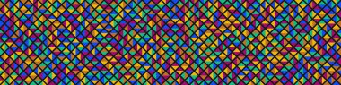 Color Rhombus tile tessellation pattern illustration