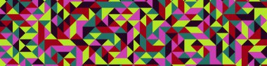Color Rhombus tile tessellation pattern illustration