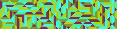 Color Rhombus tile tessellation pattern illustration