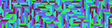 Color Rhombus tile tessellation pattern illustration