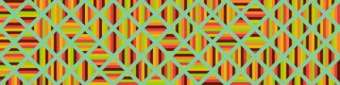 Color Rhombus tile tessellation pattern illustration