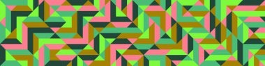 Color Rhombus tile tessellation pattern illustration