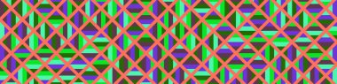 Color Rhombus tile tessellation pattern illustration