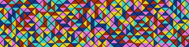 Color Rhombus tile tessellation pattern illustration